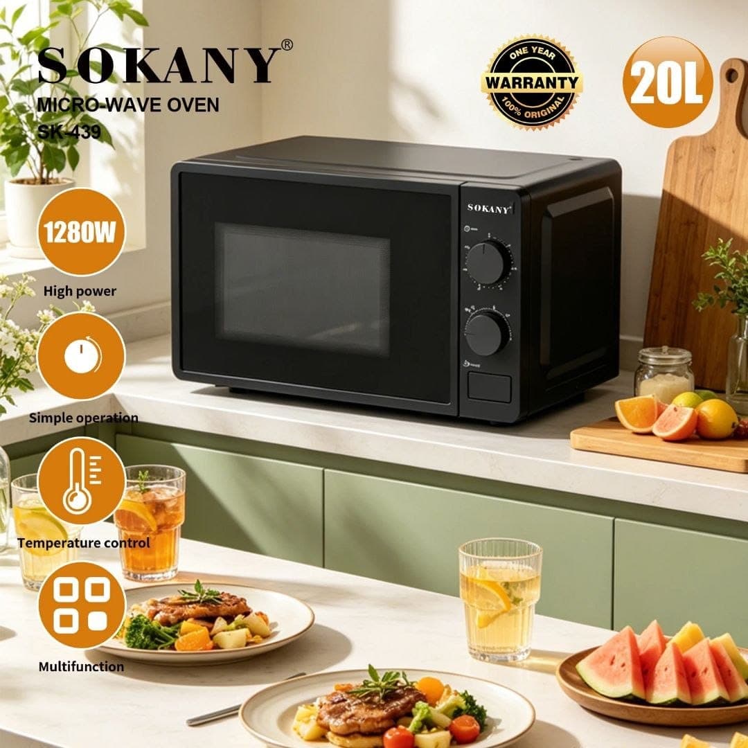 sokany microwave oven (20L)
